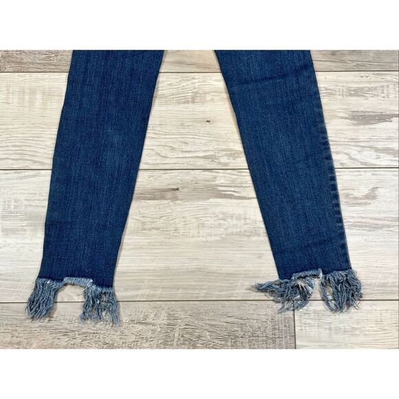 Wax Jeans Butt I Love You Distressed Jeans Size 3 - Picture 7 of 12